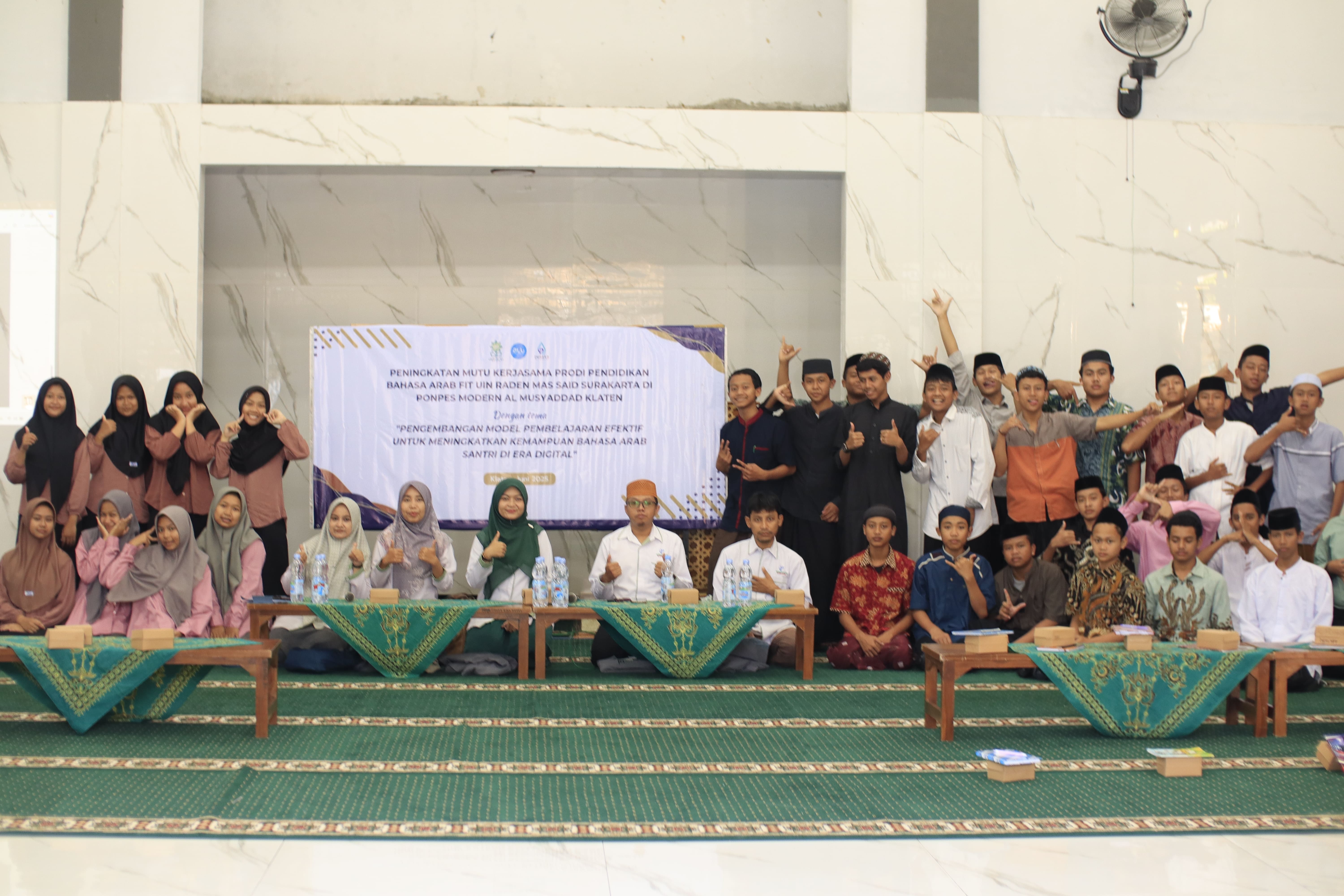 Prodi Pendidikan Bahasa Arab UIN Surakarta laksanakan Pengabdian kepada Masyarakat (PkM) di Pondok Pesantren Al-Musyaddad Klaten